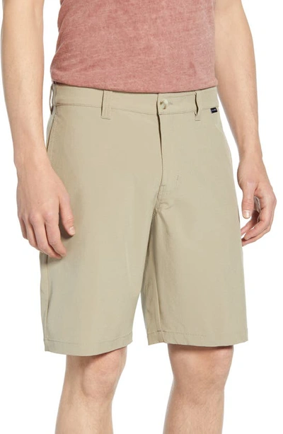Travismathew Carlsbad Performance Shorts In Light Khaki