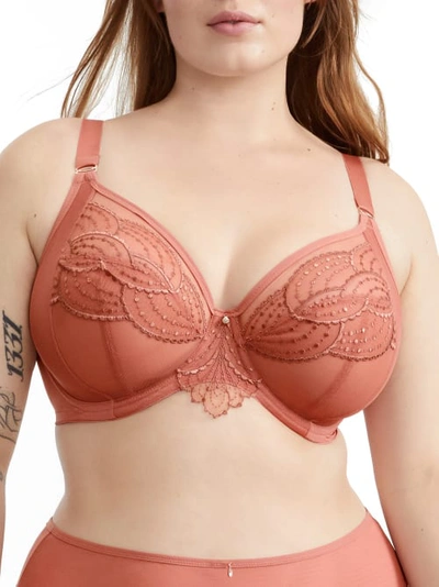 Elomi Priya Plunge Bra In Rose Gold