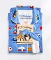 Pj Salvage Flannel Pajama Set In Happy Camper