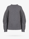 Jil Sander Paneled Wool And Cashmere-blend Sweater In Grey
