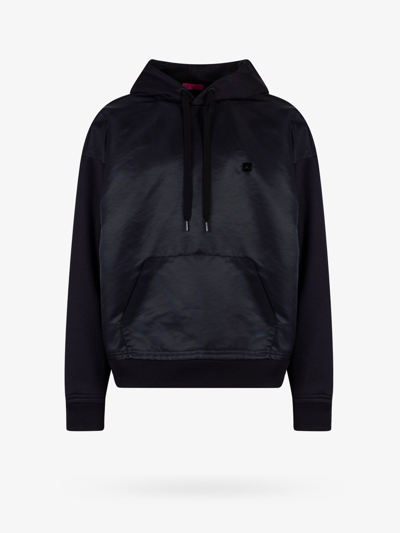 Valentino Hooded Sweatshirt In Black