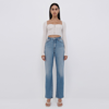 Jonathan Simkhai Amelia Straight Leg Denim In Vintage Melrose