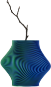 Sheyn Ssense Exclusive Green Bloz Vase In Green