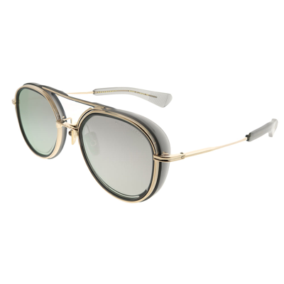 Dita Spacecraft 19017-c-gry-gld-52 Unisex Aviator Sunglasses In Grey