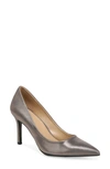 Naturalizer Anna Pumps Women's Shoes In Gold,black Metallic Stripe Leather