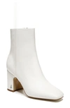 Sam Edelman Fawn Block Heel Bootie In White
