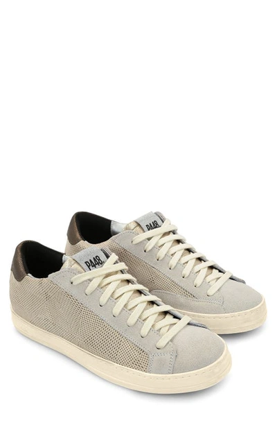 P448 John Perforated Low-top Sneakers In White