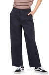 Volcom Thisthatthem Wide Leg Skate Pants In Midnight Blue