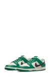 Nike Dunk Low Retro Se Basketball Sneaker In Pale Ivory/ Black/ Malachite