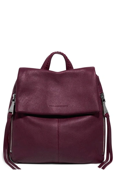 Aimee Kestenberg Bali Leather Backpack In Berry