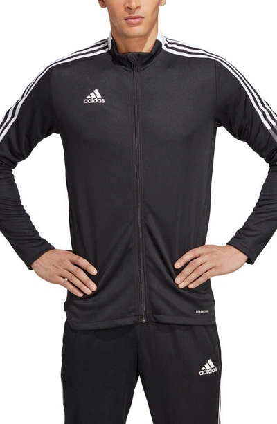 Adidas Originals Tiro 21 Mens Activewear Fitness Track Jacket In Black