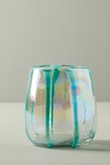 Anthropologie Isadora Painted Dof Glass In Green