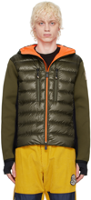 MONCLER GREEN INSULATED DOWN HOODIE
