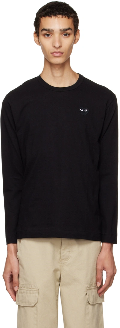 Comme Des Garçons Play Black Heart Long Sleeve T-shirt ModeSens