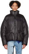 ADER ERROR BLACK MESTAN PUFFER JACKET