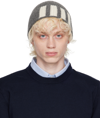 Shop Thom Browne Gray 4-bar Beanie In 035 Med Grey