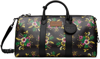 Kenzo Floral-print Faux-leather Holdall In 99 - Black