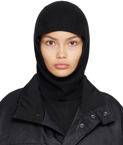 Wooyoungmi Black Hardware Balaclava In Black 516b