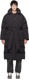 Axel Arigato Black Vertex Down Coat In Black