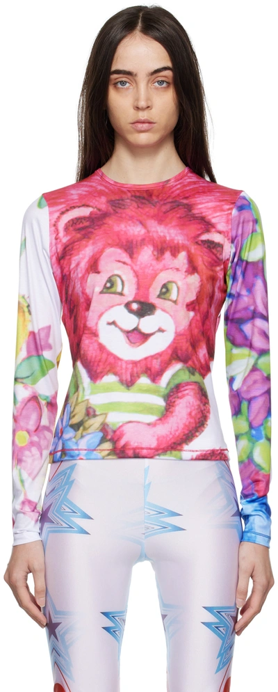 Chopova Lowena Graphic-print Long-sleeve T-shirt In Multicolor