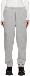 Baserange Laona Recycled-jersey Track Pants In Heather Grey