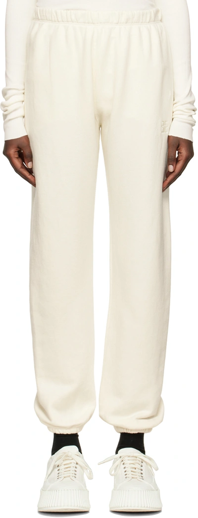 Éterne Off-white Classic Lounge Pants In Cream