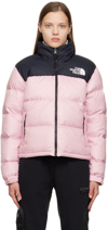 The North Face Pink 1996 Retro Nuptse Packable Down Jacket In Rosa/nero