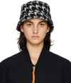 ADER ERROR BLACK SLANT BUCKET HAT