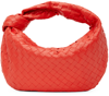 Bottega Veneta Jodie Mini Intrecciato Knot Hobo Bag In Firework
