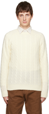 BEAMS OFF-WHITE 5G SWEATER