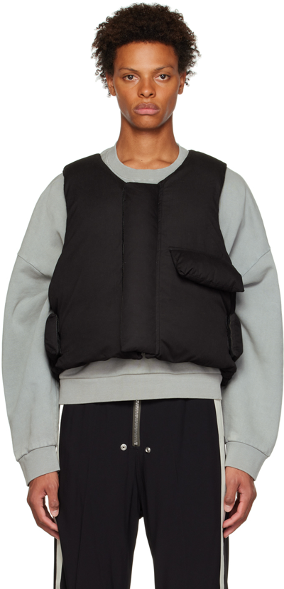Entire Studios Black Pillow Down Vest | ModeSens
