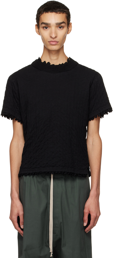 Craig Green Black Frill Reversible T-shirt