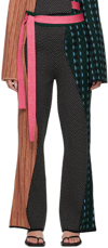 AHLUWALIA MULTICOLOR WOOLMARK PRIZE EDITION LOUNGE PANTS