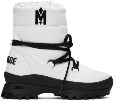 Mackage White Conquer Boots