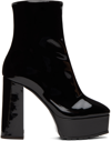 GIUSEPPE ZANOTTI BLACK MORGANA BOOTS