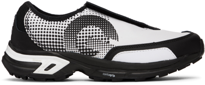 Comme Des Garçons Salomon Slip-on Trainers In Black&white