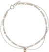 JUSTINE CLENQUET SILVER SUZANNE NECKLACE