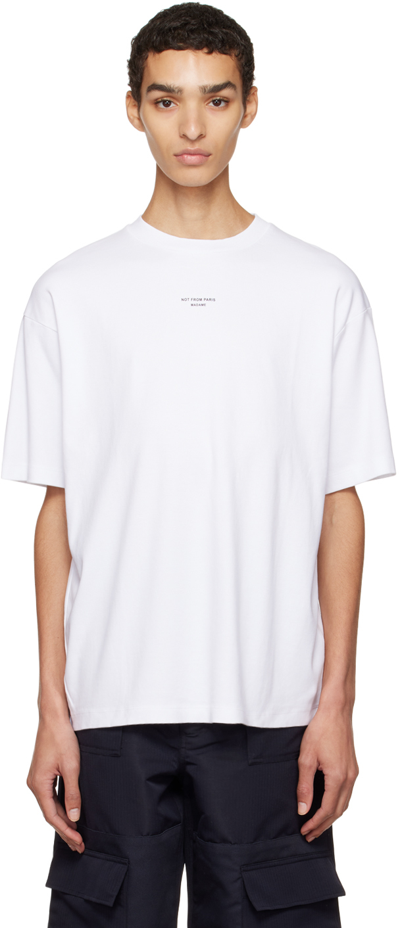 Drôle De Monsieur White 'le T-shirt Classique Nfpm' T-shirt