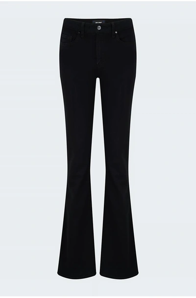 Paige Laurel Canyon Bootcut Jean In Black Shadow