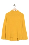 360cashmere Allison Mock Neck Cashmere Sweater In Amber