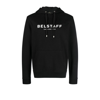 Belstaff Logo Cotton Sweatshirt Hoodie In Black