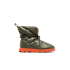 Piumestudio Green Laccio Padded Ankle Boots In Green