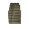 Rick Owens Padded Gilet Jacket In Green