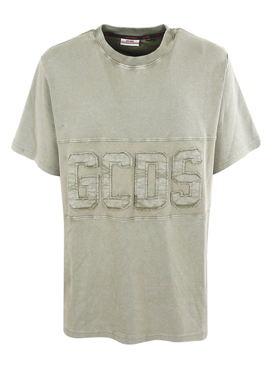 Gcds Men's  Green Other Materials T Shirt