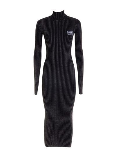 Versace Jeans Couture Dress In Black