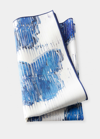 Hunt Slonem Blue Butterflies Cotton Dinner Napkin - 20"