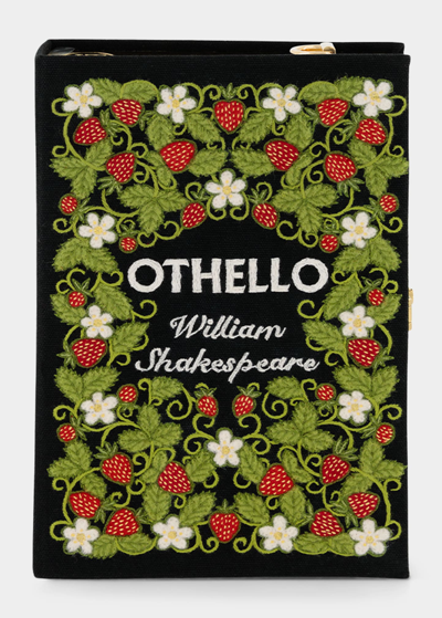 Olympia Le-tan William Shakespeare's Othello Book Clutch Bag In Black