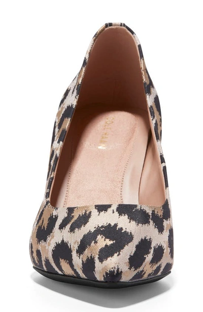 Cole Haan The Go-to Park Pump In Leopard Jacquard