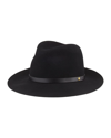 Rag & Bone Floppy Brim Wool Fedora Hat In Black