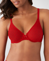 Wacoal Halo Lace Convertible Underwire Bra In Barbadoscherry